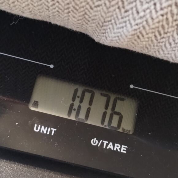 goddess gear NEW Organic Cotton Tweed Buttoned Lined Pocketed Pea Swing Coat L - Picture 16 of 16